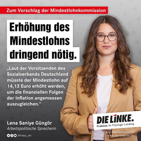 Mindestlohnerhöhung dringend notwendiger Schritt