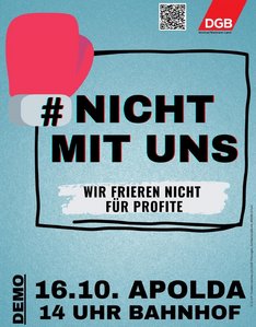 "#Nichtmituns - Demo in Apolda, 16.10.22 14:00 "#Nichtmituns - Demo in Apolda, 16.10.22 14:00