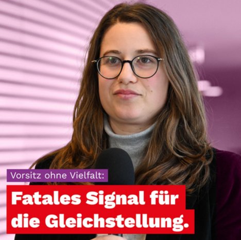 Männer an der Spitze des Gleichstellungsausschusses: Ein fatales Signal 